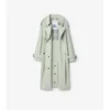 Długi, lekki bawełniany Fitzrovia Trench Coat