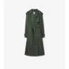 Długi nylonowy Trench Coat z kapturem Długi nylonowy Trench Coat z kapturem