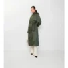 Długi nylonowy Trench Coat z kapturem Długi nylonowy Trench Coat z kapturem