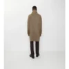 Długi płaszcz Car Coat Burberry z wełny w jodełkę Długi płaszcz Car Coat Burberry z wełny w jodełkę