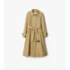 Długi płaszcz Car Coat Ellingham z gabardyny o kroju Fit-And-Flare