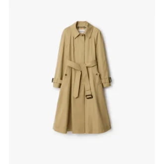 Długi płaszcz Car Coat Ellingham z gabardyny o kroju Fit-And-Flare