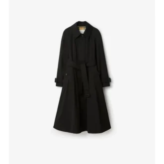 Długi płaszcz Car Coat Ellingham z gabardyny o kroju Fit-And-Flare