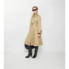 Długi płaszcz Car Coat Ellingham z gabardyny o kroju Fit-And-Flare