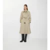 Długi płaszcz Car Coat Ellingham z gabardyny o kroju Fit-And-Flare