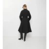 Długi płaszcz Car Coat Ellingham z gabardyny o kroju Fit-And-Flare