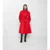 Długi płaszcz Car Coat Ellingham z gabardyny o kroju Fit-And-Flare Długi płaszcz Car Coat Ellingham z gabardyny o kroju Fit-And-Flare
