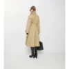 Długi płaszcz Car Coat Ellingham z gabardyny o kroju Fit-And-Flare