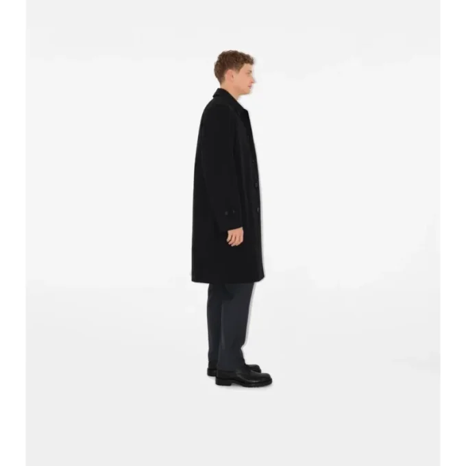 Długi płaszcz Car Coat z gabardyny