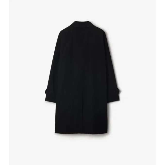 Długi płaszcz Car Coat z gabardyny