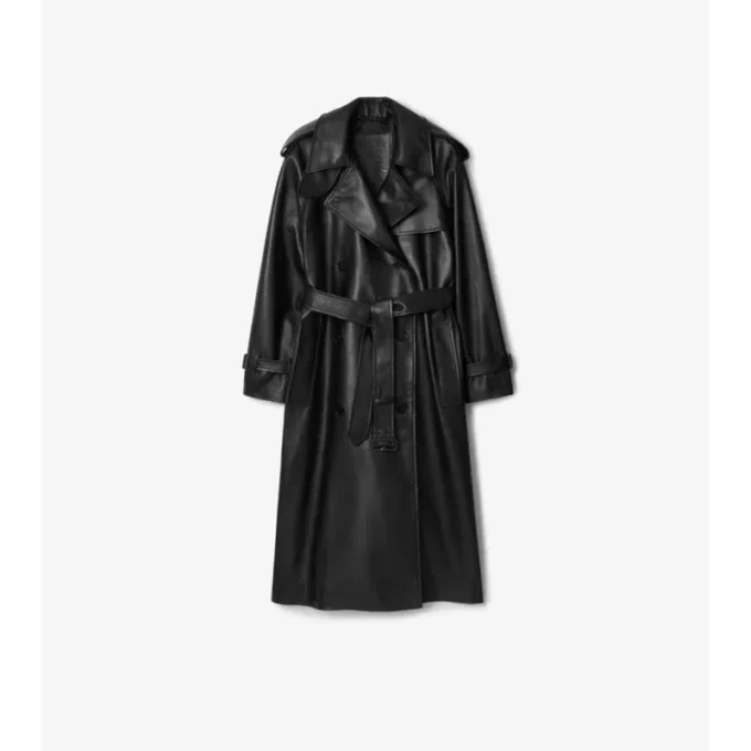 Długi skórzany Trench Coat Castleford Długi skórzany Trench Coat Castleford