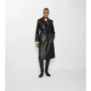 Długi skórzany Trench Coat Castleford Długi skórzany Trench Coat Castleford