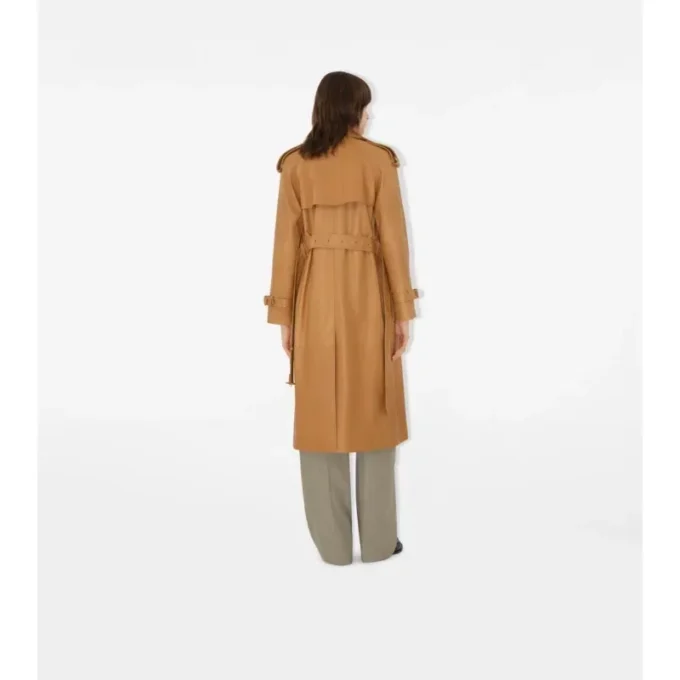 Długi skórzany Trench Coat Castleford Długi skórzany Trench Coat Castleford