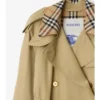 Długi Trench Coat Castleford z kołnierzem w kratę
