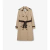 Długi Trench Coat Foxfield z jedwabiu i bawełny Długi Trench Coat Foxfield z jedwabiu i bawełny