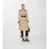 Długi Trench Coat Foxfield z jedwabiu i bawełny Długi Trench Coat Foxfield z jedwabiu i bawełny