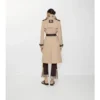 Długi Trench Coat Foxfield z jedwabiu i bawełny Długi Trench Coat Foxfield z jedwabiu i bawełny