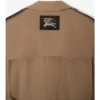 Długi Trench Coat Foxfield z jedwabiu i bawełny