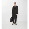 Długi Trench Coat Foxfield z mieszanki nylonu o geometrycznym wzorze Długi Trench Coat Foxfield z mieszanki nylonu o geometrycznym wzorze