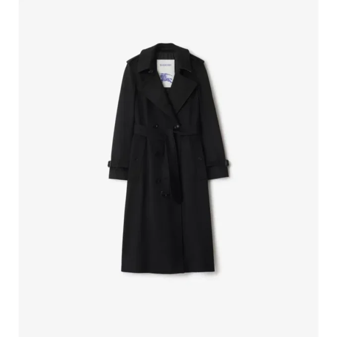 Długi Trench Coat Kensington z kaszmiru Długi Trench Coat Kensington z kaszmiru