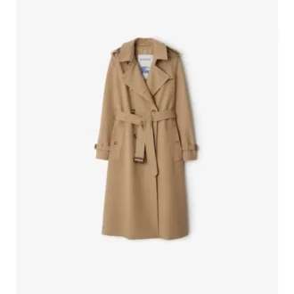 Długi Trench Coat Kensington z kaszmiru