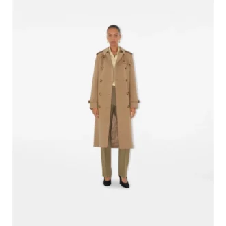 Długi Trench Coat Kensington z kaszmiru