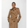 Długi Trench Coat Kensington z kaszmiru Długi Trench Coat Kensington z kaszmiru