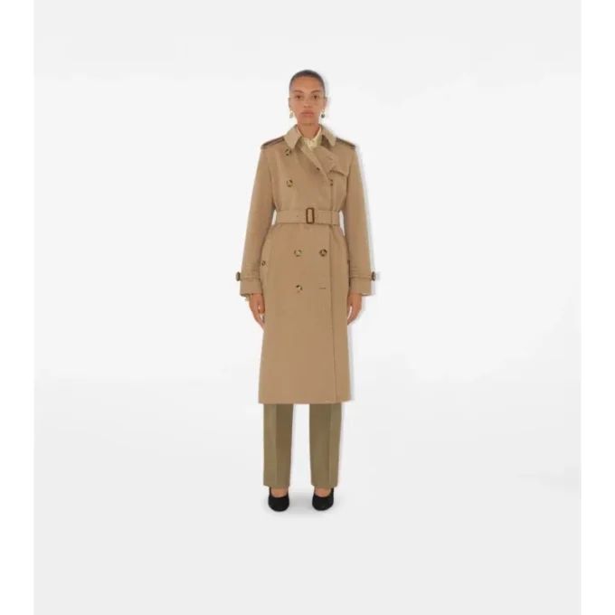 Długi Trench Coat Kensington z kaszmiru Długi Trench Coat Kensington z kaszmiru