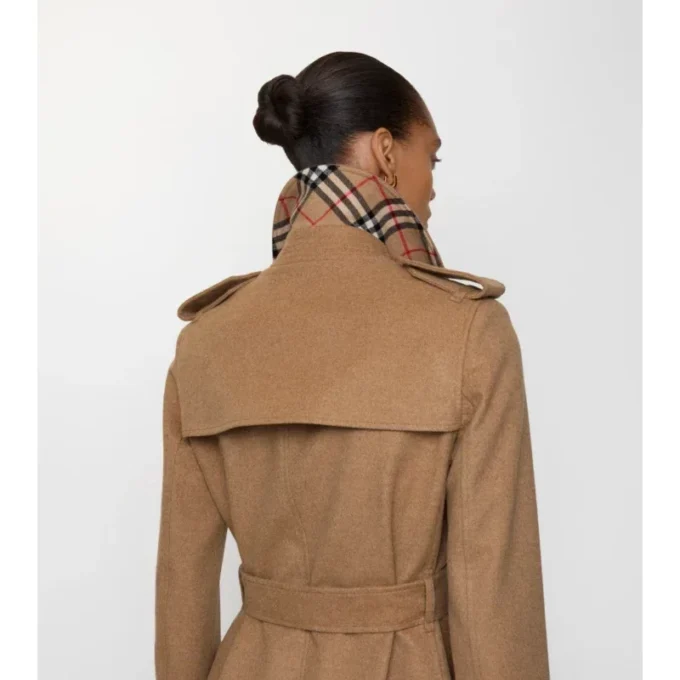 Długi Trench Coat Kensington z kaszmiru Długi Trench Coat Kensington z kaszmiru