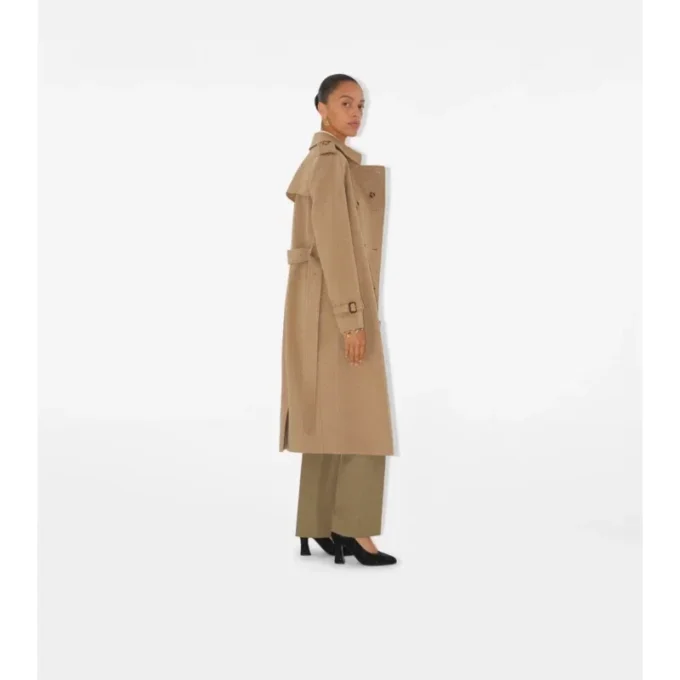 Długi Trench Coat Kensington z kaszmiru Długi Trench Coat Kensington z kaszmiru