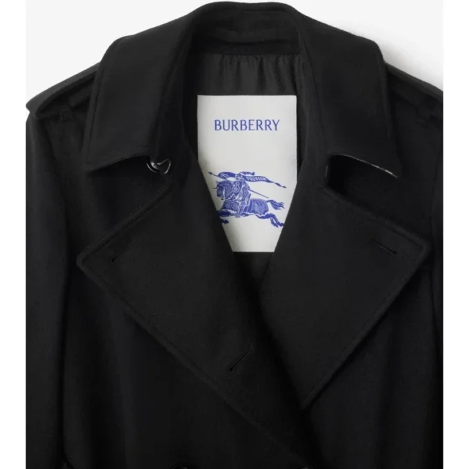 Długi Trench Coat Kensington z kaszmiru Długi Trench Coat Kensington z kaszmiru