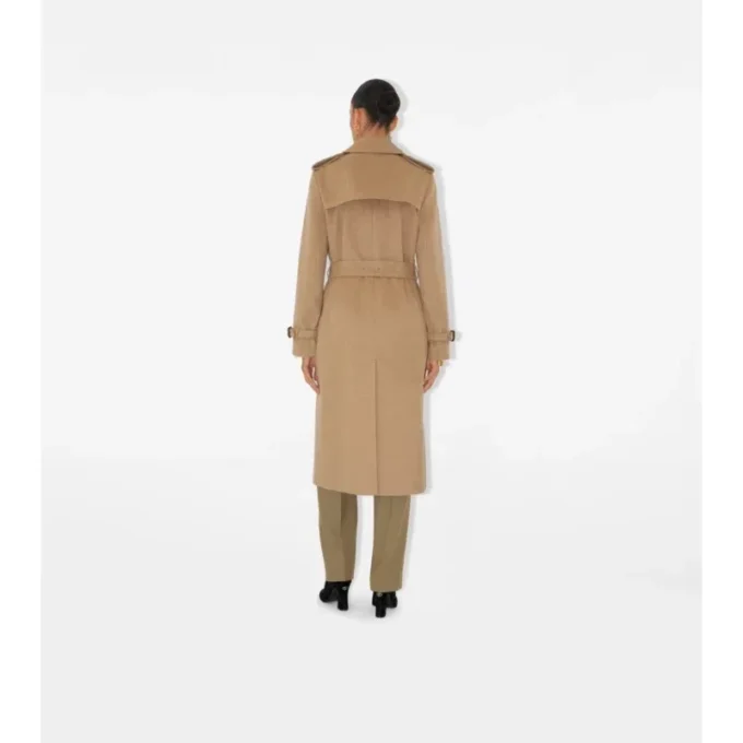 Długi Trench Coat Kensington z kaszmiru Długi Trench Coat Kensington z kaszmiru