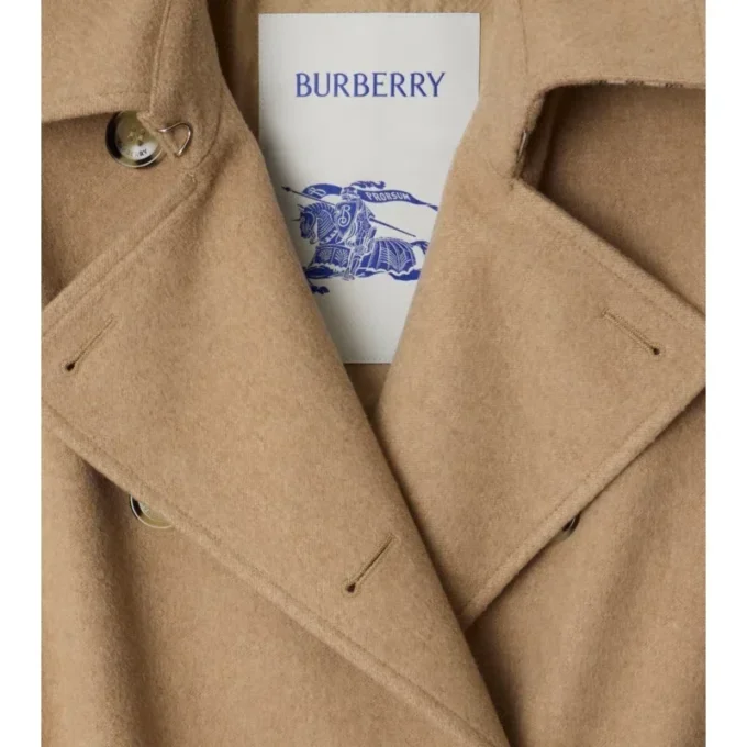 Długi Trench Coat Kensington z kaszmiru Długi Trench Coat Kensington z kaszmiru