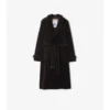 Długi Trench Coat z sztruksu