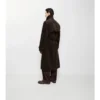 Długi Trench Coat z sztruksu
