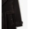 Długi Trench Coat z sztruksu