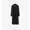 Długi Trench Coat z wełny i kaszmiru Długi Trench Coat z wełny i kaszmiru