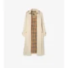 Długi Tropical Gabardine Trench Coat