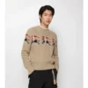 EKD Aran Knit Wool Sweater