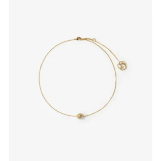EKD Sphere Pearl Solitaire Necklace
