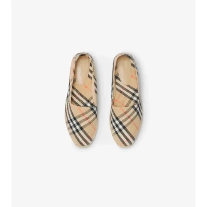 Espadryle Check Mews 