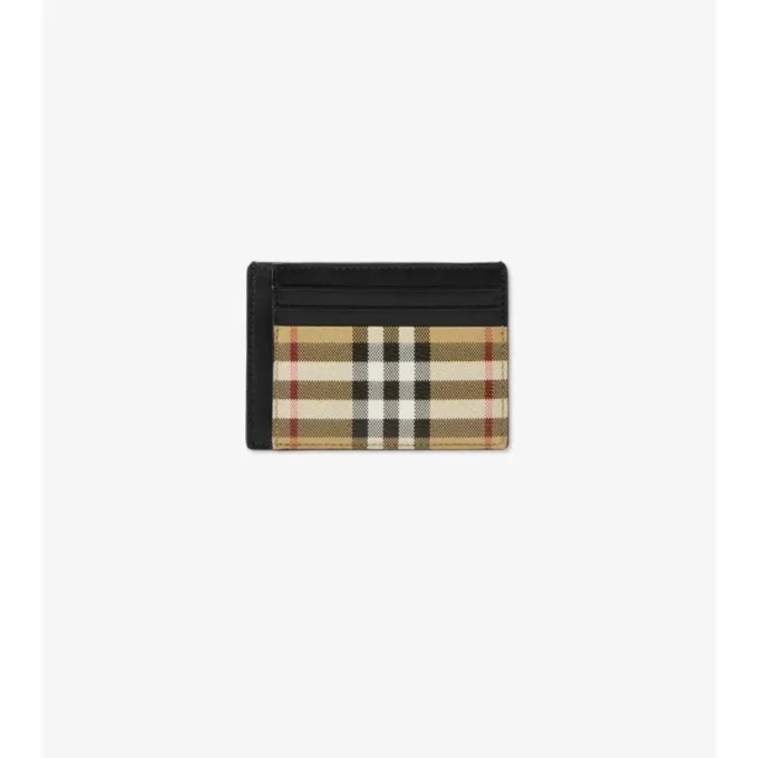 Etui na karty z klipsem w kratę Burberry Etui na karty z klipsem w kratę Burberry