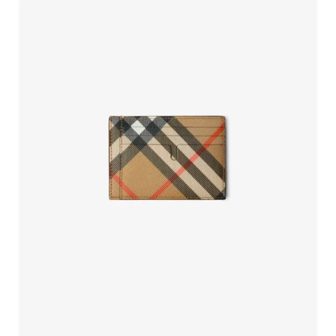 Etui na karty z klipsem w kratę Burberry Etui na karty z klipsem w kratę Burberry