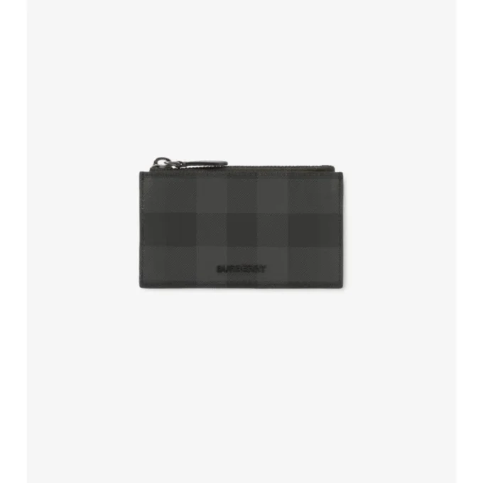 Etui na karty z zamkiem błyskawicznym w kratę Etui na karty z zamkiem błyskawicznym w kratę