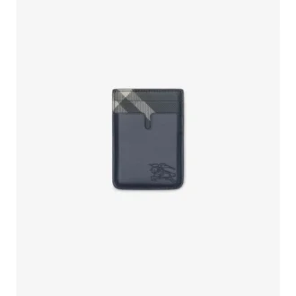 Etui na karty z zapięciem magnetycznym w kratkę Pop