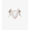 Figi bikini z wykończeniem w kratkę Figi bikini z wykończeniem w kratkę