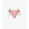 Figi bikini z wykończeniem w kratkę Figi bikini z wykończeniem w kratkę