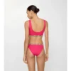 Figi bikini z wykończeniem w kratkę Figi bikini z wykończeniem w kratkę