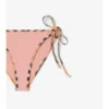 Figi bikini z wykończeniem w kratkę Figi bikini z wykończeniem w kratkę