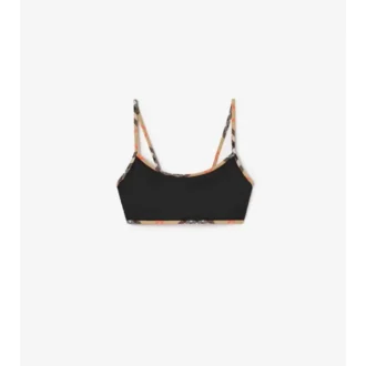 Górka bikini z wykończeniem w kratkę Górka bikini z wykończeniem w kratkę